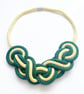 Monochrome sustainable cotton rope necklace, gift for her (Free Shipping) - Image 7