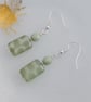 Cute Polka Dot Rectangular Drop Earrings in a Choice of Colours - Image 6