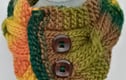 Cable Knit Neck Warmers Autumn Colours 