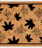 Leaves Door Mat - Fall Leaves Welcome Mat - 3 Sizes