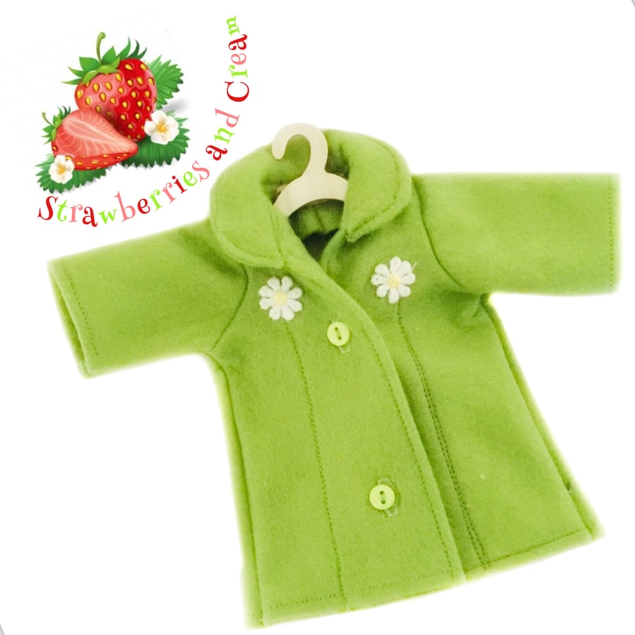 Reserved for Kat - Tailored Green Daisy Coat