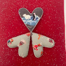 Christmas Animal Heart Decorations