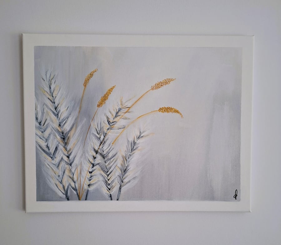 Original Acrylic Painting - Floral Art – Home Decor -"tranquility"