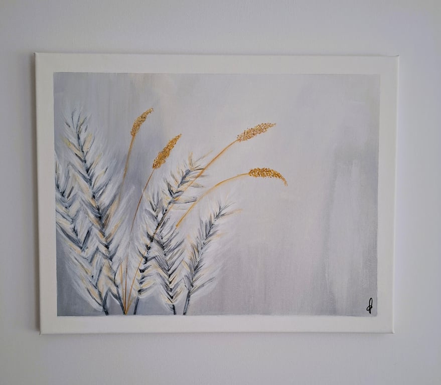 Original Acrylic Painting - Floral Art – Home Decor -"tranquility"