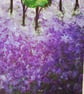Original Abstract Acrylic Painting - Abstract Art – Lavender Field - Image 2