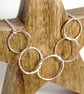 Hammered Five Circle Necklace - Image 1