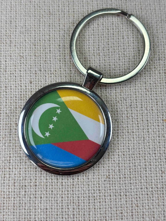 Comoros Flag Keyring