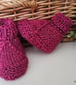 SALE Designer Hand Knitted  Baby Jacket & Matching Booties Set Size 0-3 months  - Image 10