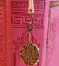 Copper Bookmark with Handcrafted Charm. - Image 2