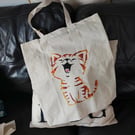 Hand painted tote bags 