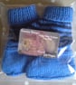 SALE Baby Boys Booties 2 PAIR PACK 3-9 months size - Image 6