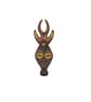 Kwele Ekuk mask fridgemagnet, African tribal art decor, spirits of the forest, 