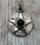 Pentagram Pendant with Black Onyx - Image 1