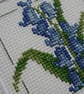Cross Stitch Card with Bluebells - Image 3