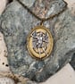 Archangel Saint Michael bronze locket necklace pendant angel prayer necklace on 
