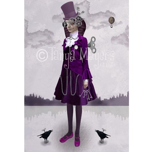 Steampunk Art Print  - "Mechanical Mystery"