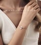Hand of Hamsa Fire Opal Bracelet With 925 Sterling Silver Chain