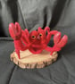 Handmade needle felted Crab - Image 2