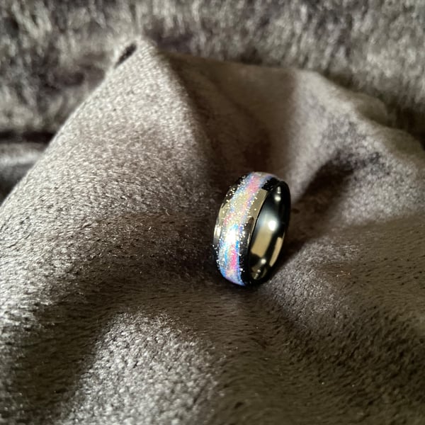 Resin ring handmade hi gloss 