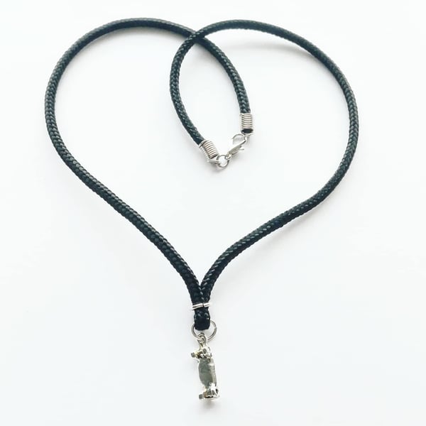 Skateboard Design Necklace on a thick Cord Wonderful Gift for Any Skater or skat