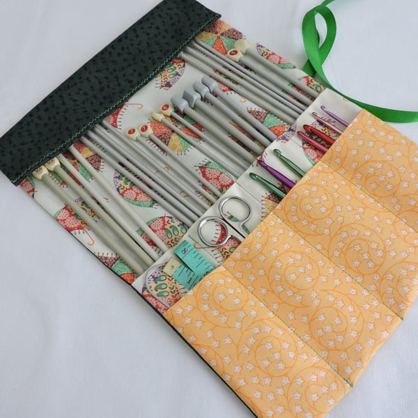 Sale now 7.00  Knitting Needle and Crochet Hook Roll 