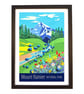 Mount Rainier travel poster print by Artist Susie West - Image 2