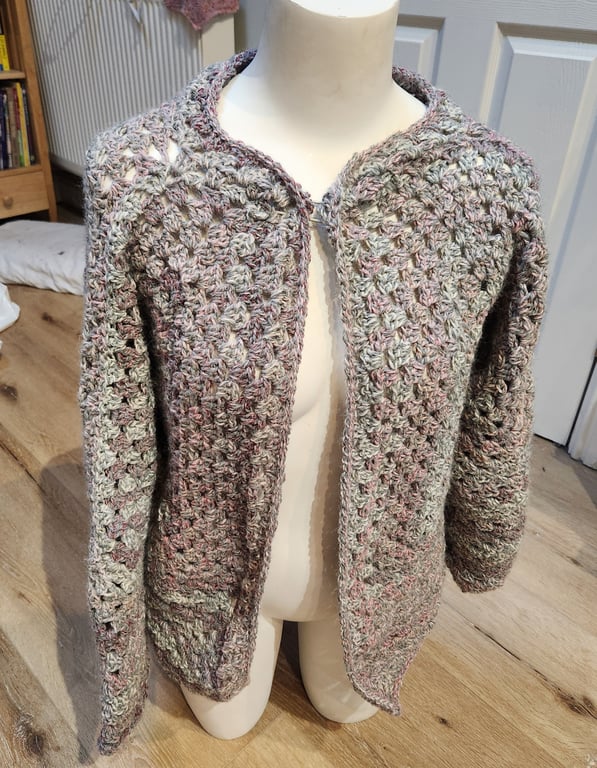 Crochet Hexagon Cardigan 