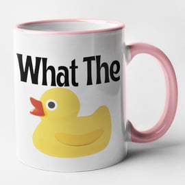 What The Duck Mug Funny Non Swearing Mug Funny Pun Themed Coffee Cup Christmas 