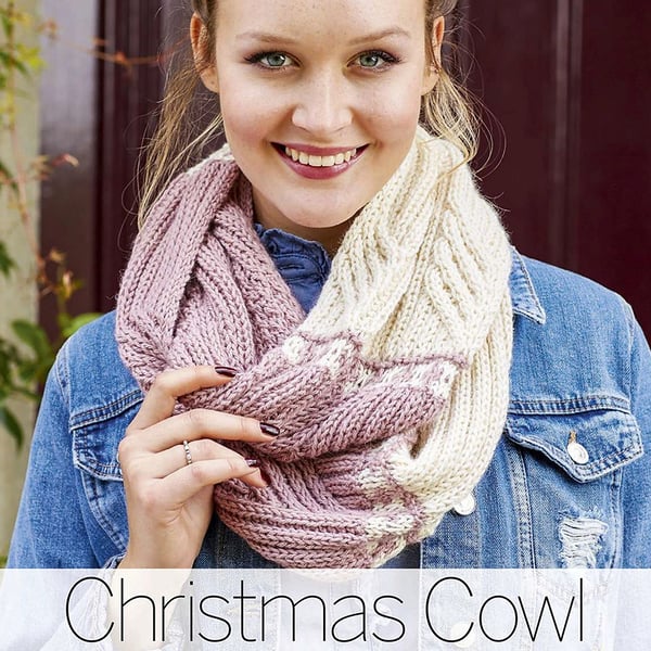 Christmas Cowl Knitting Pattern
