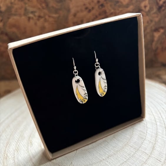 Handmade Earrings, Unique, Sterling Silver Eco Friendly Gifts