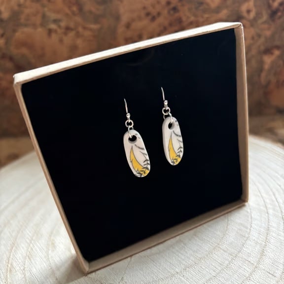 Handmade Earrings, Unique, Sterling Silver Eco Friendly Gifts