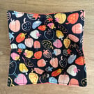 Perfectly Imperfect Strawberry Print Quilted Fabric Bowl Cosy