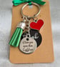 More Than Coffee Key Ring - Style B - Key Chain Bag Charm. - Image 4