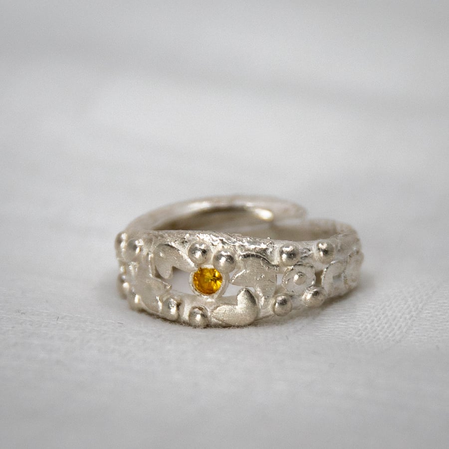 Flower Silver Ring (FSR15)