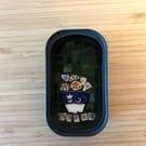 Mini mosaic in sardine tin