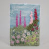 Cottage Garden Phone Case - Embroidered and Felted Case