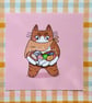 Cat Collectors Square Prints - Image 5
