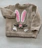 Jumper with rabbit face design - Image 1