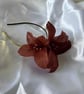 Cocoa Brown Feather Fascinator - Wedding - Special Occasion - Image 3