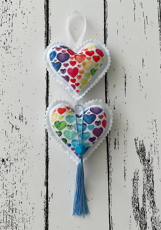 Handmade Hanging Heart Decoration 