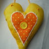 Hanging Lavender Heart~Mellow Yellow Chic & Shabby