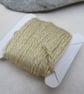 15m Natural Dye Pale Gold Pure Silk Embroidery Thread - Image 2