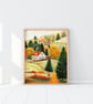 Autumn Fox Art Print - Signed 8 x 10 Print - Image 4