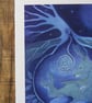Dreamtime Hare Blank Greetings Card - Image 3