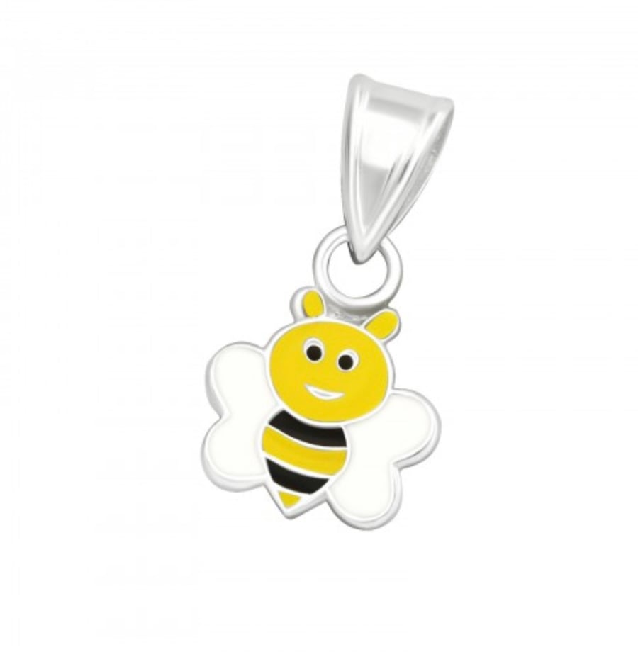 Sterling Silver Cute Bee Charm