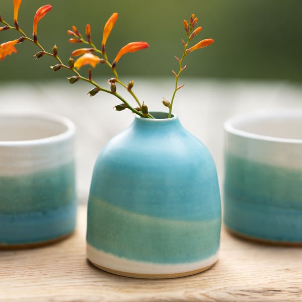 Handmade Ceramic Bud Vase