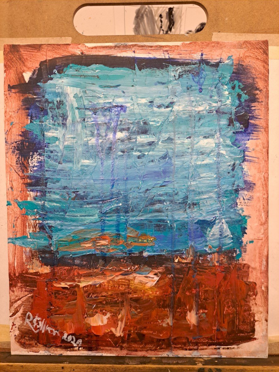 Abstract Shore (Original Seascape Painting)