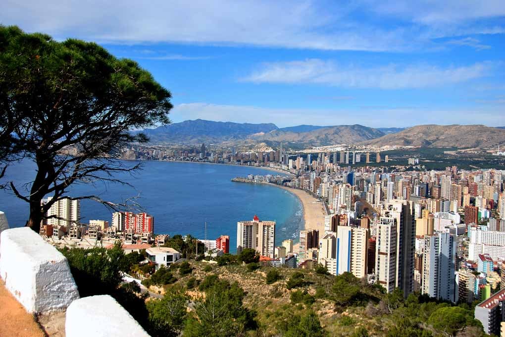 Benidorm Skyline Cityscape Costa Blanca Spain Photograph Print