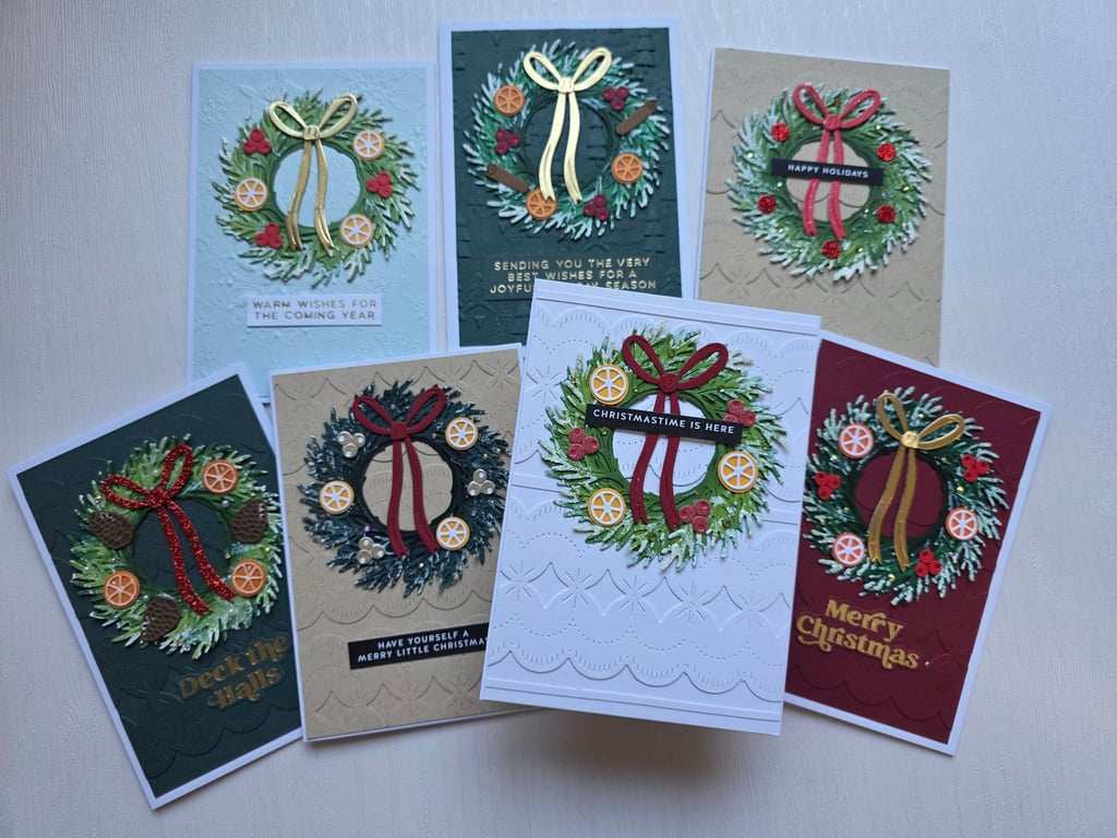 x5 Christmas cards - Lucky dip