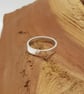 Hammered Sterling Silver Ring - Image 4